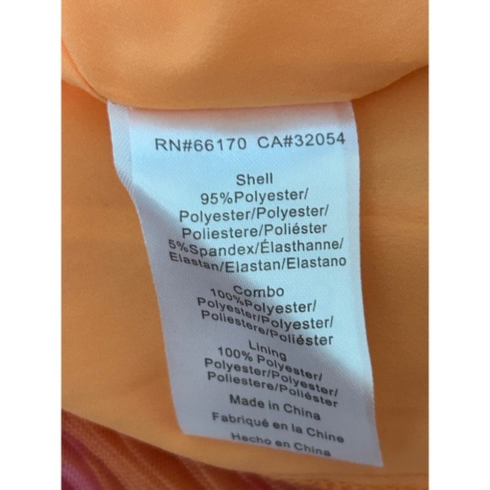 Anthropologie Hutch 6 Tier Tulle Mini Dress Orange Floral Bow Party Cocktail - Picture 4 of 12